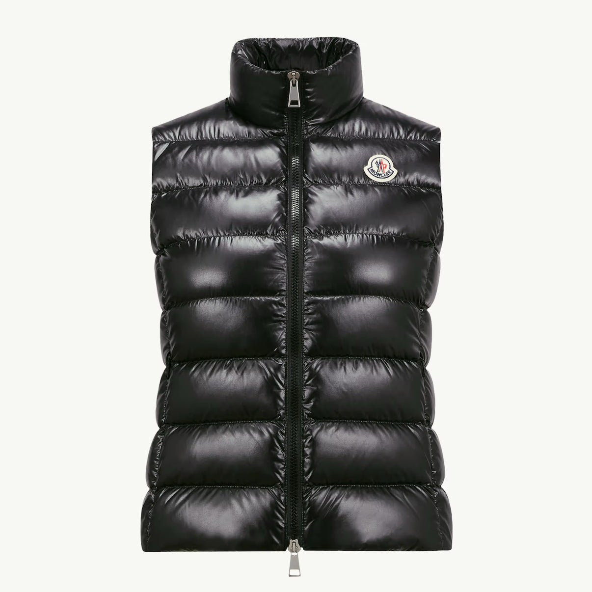 Doudoune sans manches et sans capuche Moncler noir