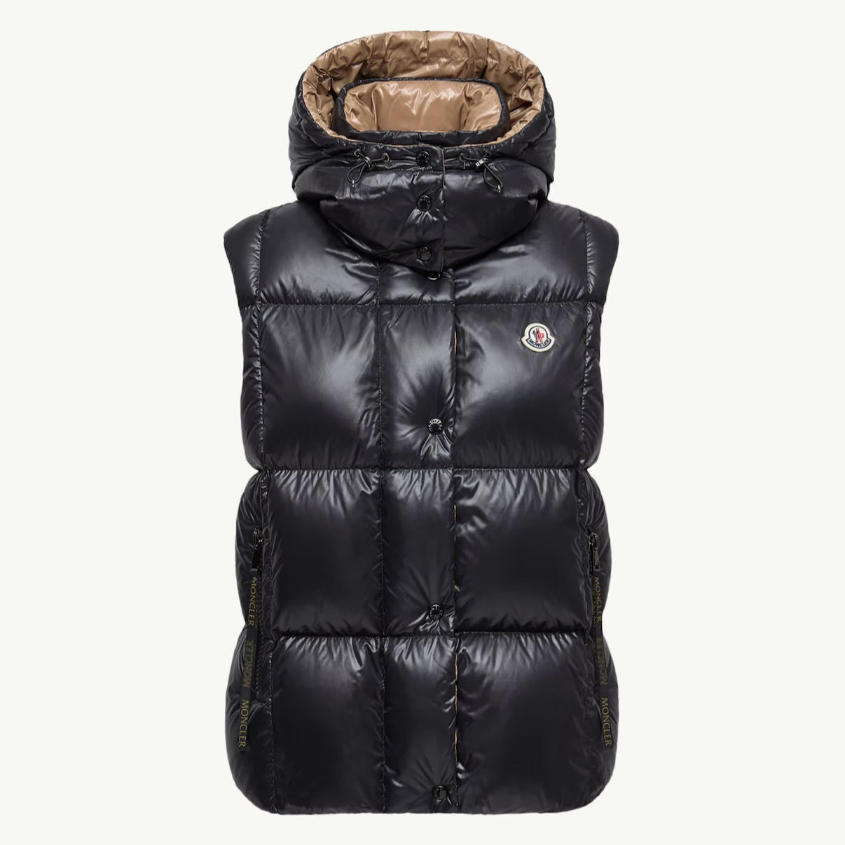 Doudoune sans manches Moncler à capuche