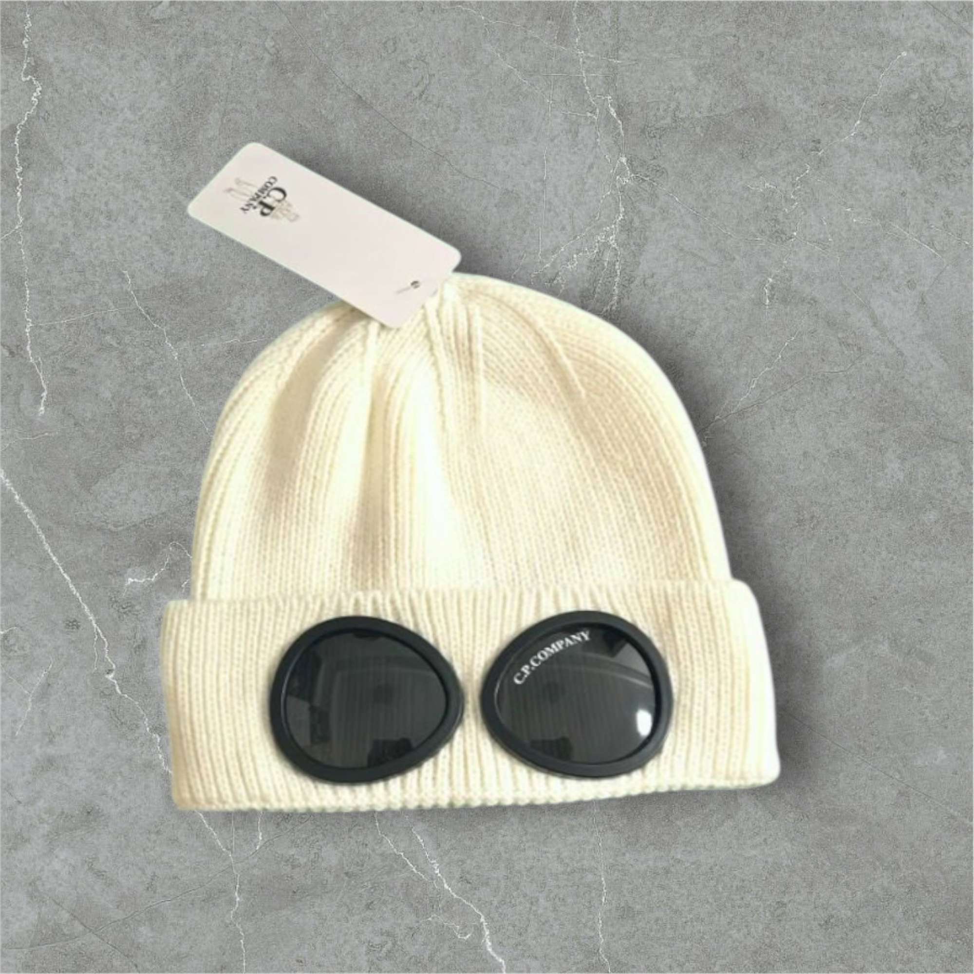 Bonnet CP Company BLANC