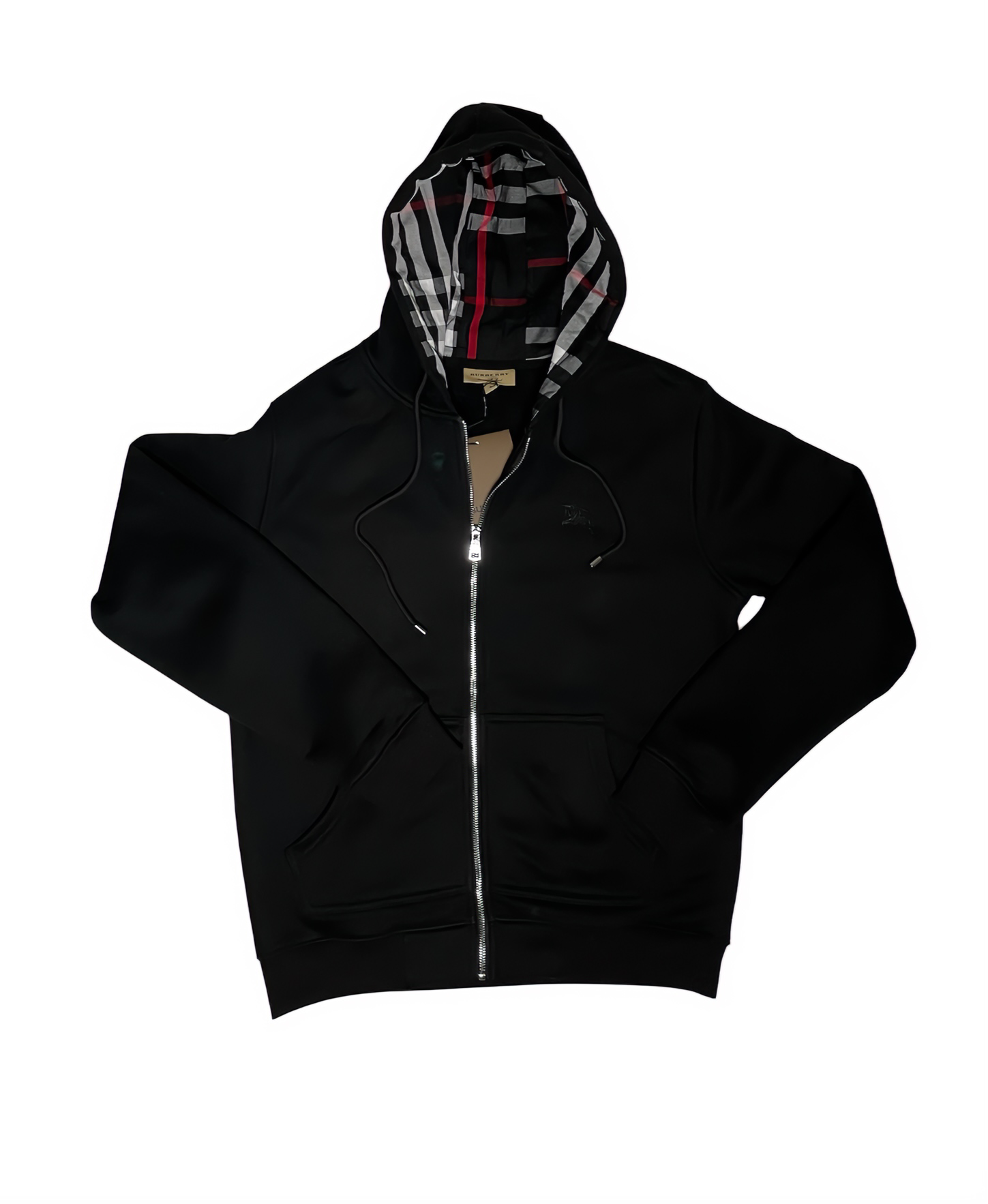 Burberry Zip-up Hoodie Black