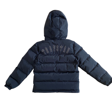 Doudoune à capuche noire "Irongate" de Trapstrar