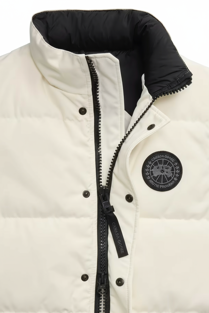 Doudoune sans manche Canada Goose « Blanc Label »