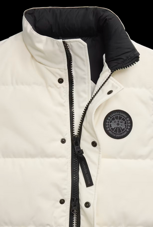 Doudoune sans manche Canada Goose « Blanc Label »