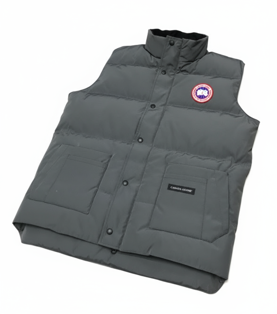 canada goose gilet grey