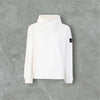 Pull Stone Island avec Capuche BLANC
